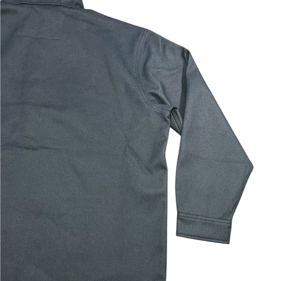 Carhartt Rain Defender Relaxed Fit Heavyweight Hooded Shirt Jacket 2XL Navy Blue - Picture 10 of 16